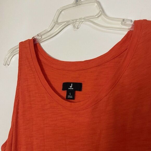 Jason Wu Regular Knit Midi Dress with Eyelet Detail sleeveless cotton size large - Picture 7 of 10